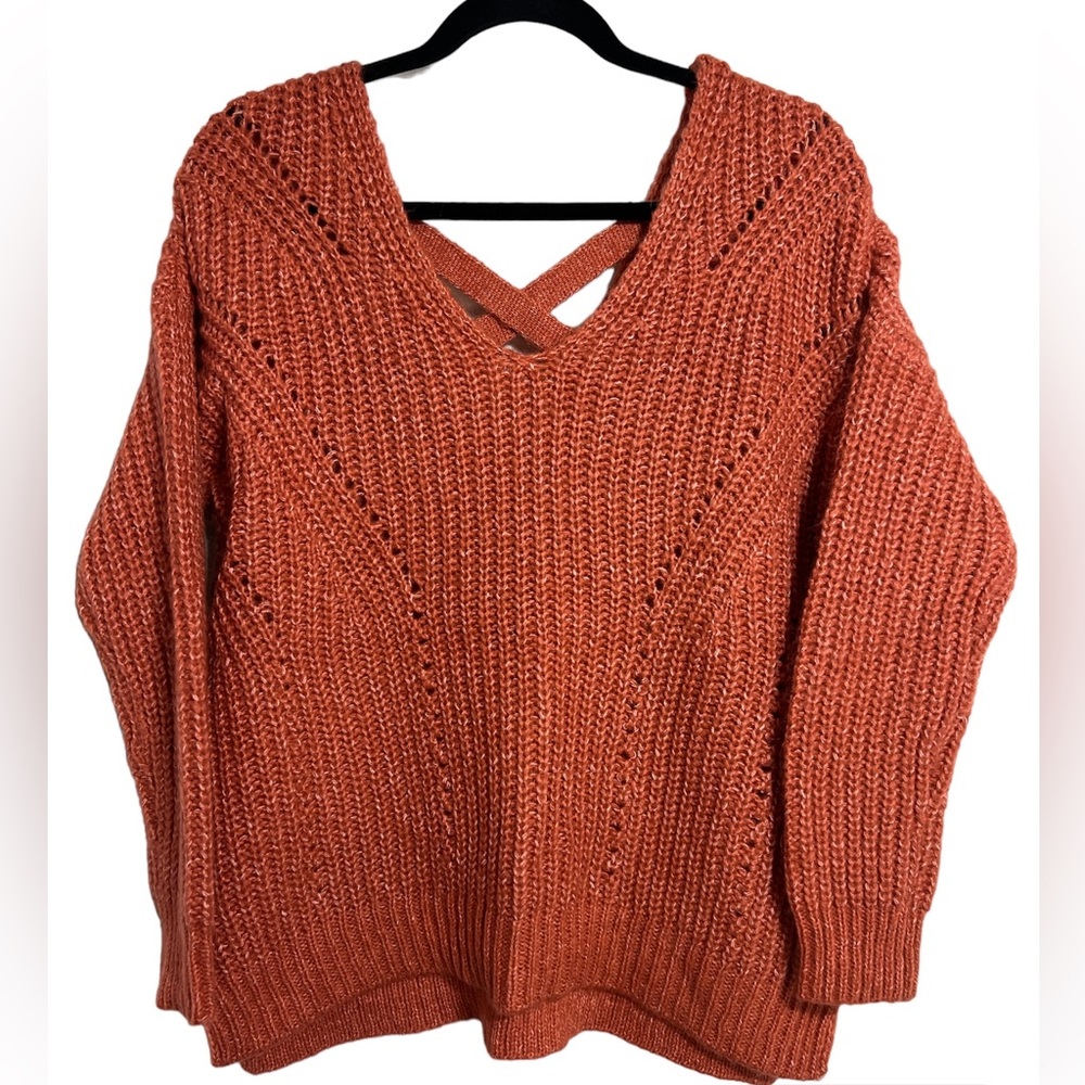 HIPPIE ROSE Cable Knit Sweater-Med